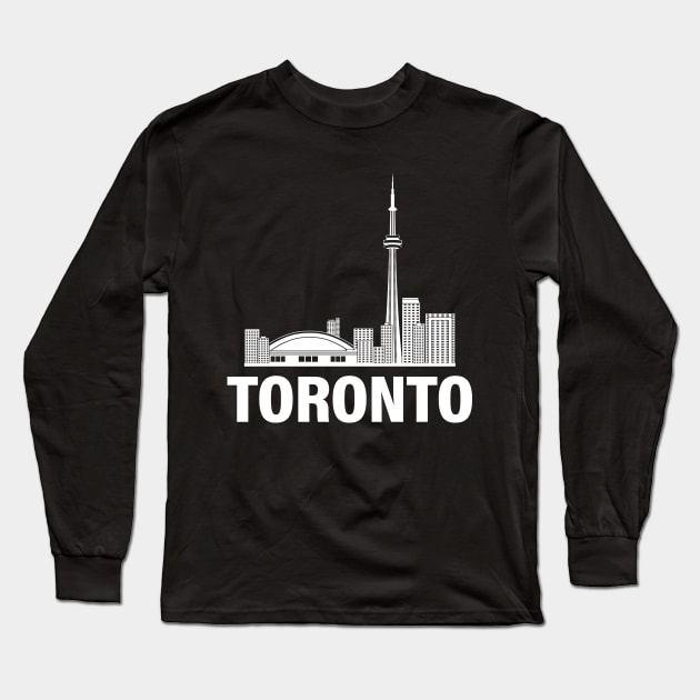 Toronto Skylines Long Sleeve T-Shirt by koolteas